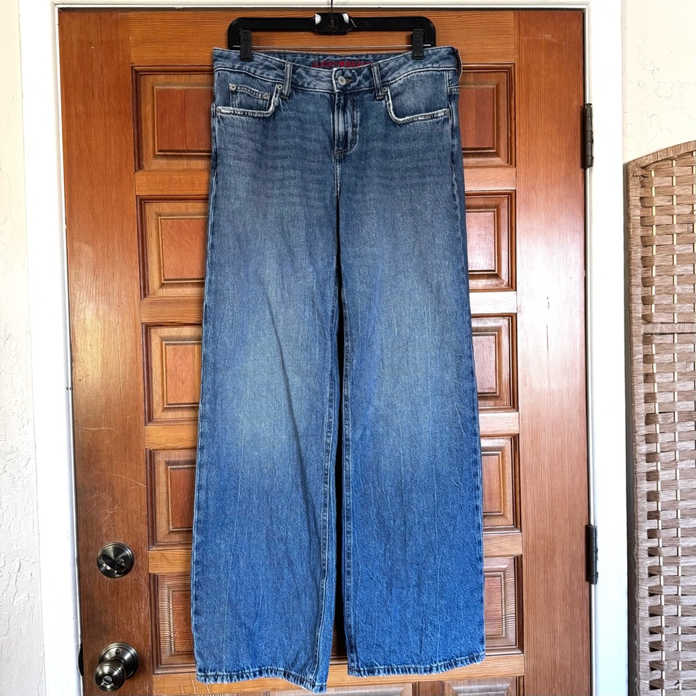 Lucky Brand The Baggy Wide Leg jeans 4 / 27 - Picture 4 of 14